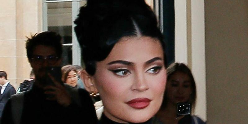Kylie Jenner leaving Schiaparelli show during Paris Fashion Week