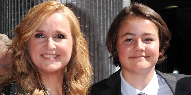Melissa Etheridge with daughter Bailey, son Beckett and mother Edna.
