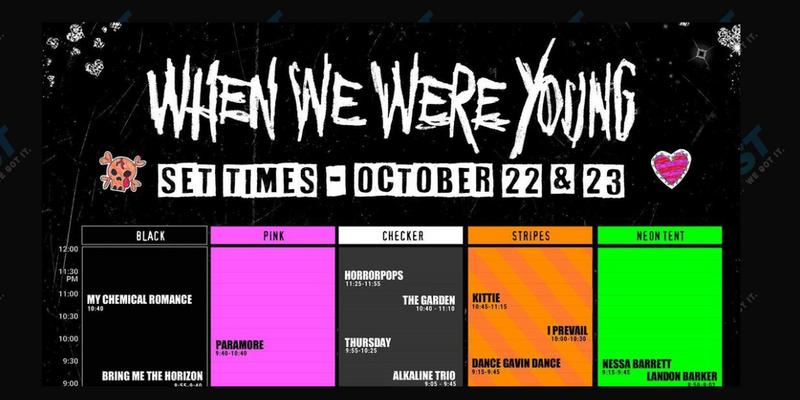 When We Were Young festival lineup