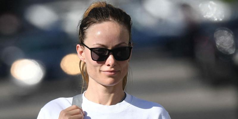 Olivia Wilde leaves the gym smiling after a hard workout