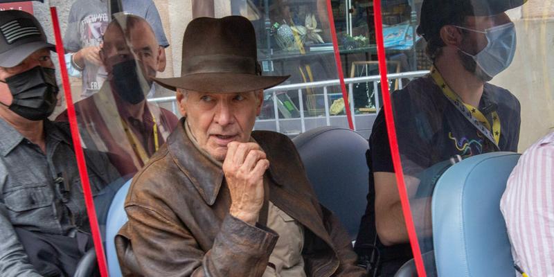 Harrison Ford and Phoebe Waller-Bridge filming Indiana Jones 5 in Cefalù, Sicily