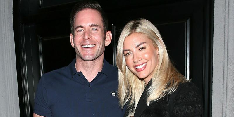 Tarek El Moussa packs on the PDA with Heather Rae Young as they were seen leaving dinner at 'Craigs' Restaurant in West Hollywood, CA