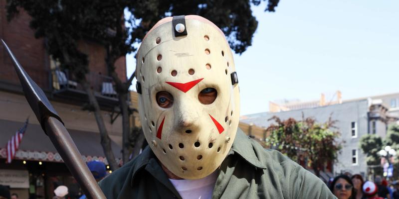 Jason Voorhees Friday the 13th Costume at Comic-Con 2019