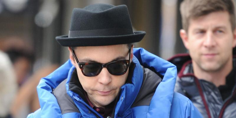 Big Bang Theory apos s Jim Parsons wears a colourful blue jacket and fedora hat at Sundance