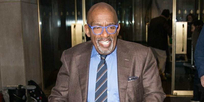 Al Roker is seen leaving the Today Show.