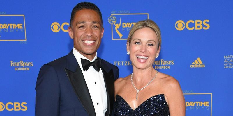 Amy Robach, T.J. Holmes at the Daytime Emmy Awards