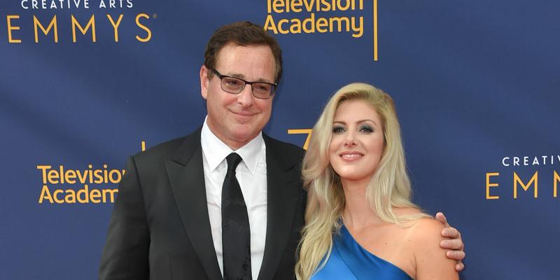 Late Bob Saget and Kelly Rizzo attend the Primetime Creative Arts Emmy Awards 2018