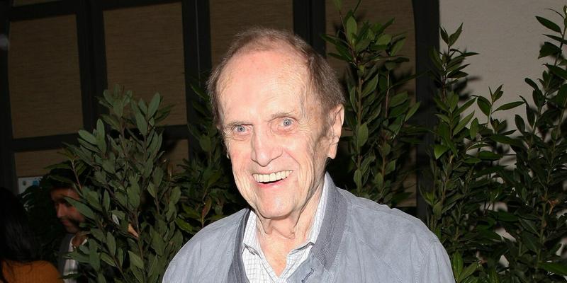Bob Newhart and his wife Ginny are seen leaving Madeo restaurant after having dinner