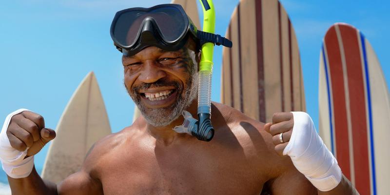Mike Tyson gets set to box shark for Discovery Channel