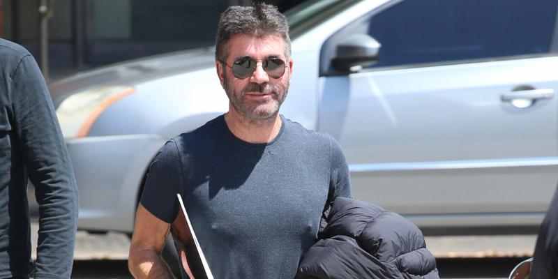 Heidi Klum Sofia Vergara and Simon Cowell at AGT on Saturday for the last day of filming