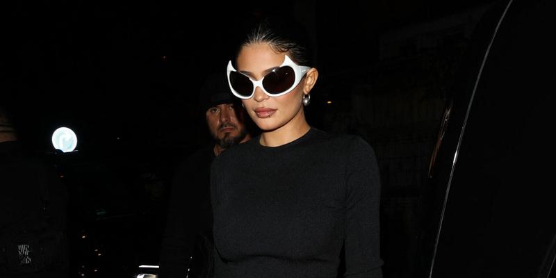 Kylie Jenner arrives to the Balenciaga Fashion show after party in Paris