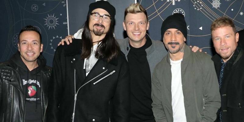 Backstreet Boys at the Empire state Building