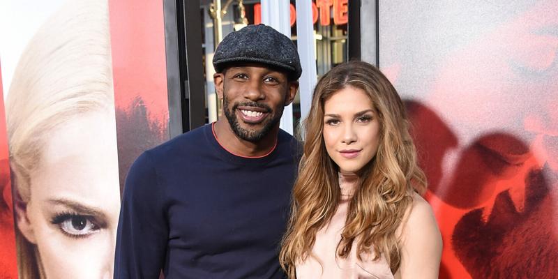 tWitch and Allison Holker arrive at the 'Unforgettable' film premiere