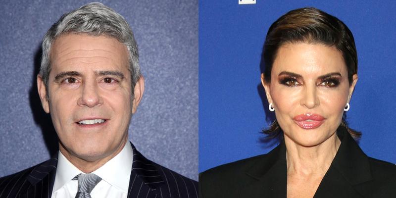 Portraits of Andy Cohen and Lisa Rinna