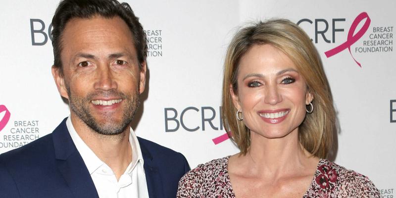Breast Cancer Research Foundation Symposium and ANDREW SHUE, AMY ROBACH attend the Breast Cancer Research Foundation Symposium and Awards Luncheon