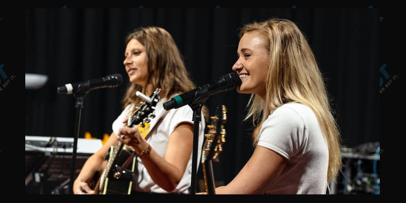 Aly & AJ performing live