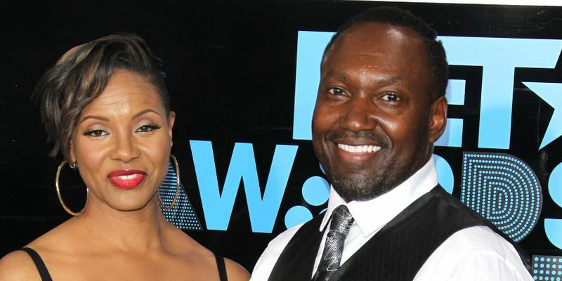 McLyte and ex-husband John Wyche at the 2017 BET Awards