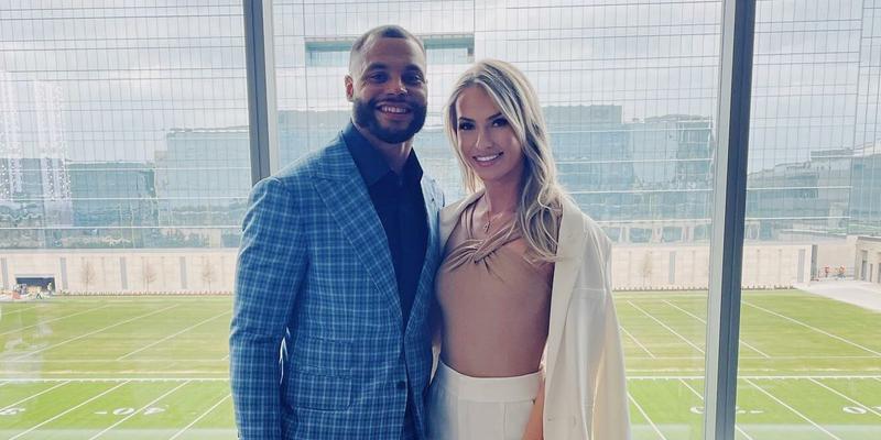 Natalie Buffett and Dak Prescott