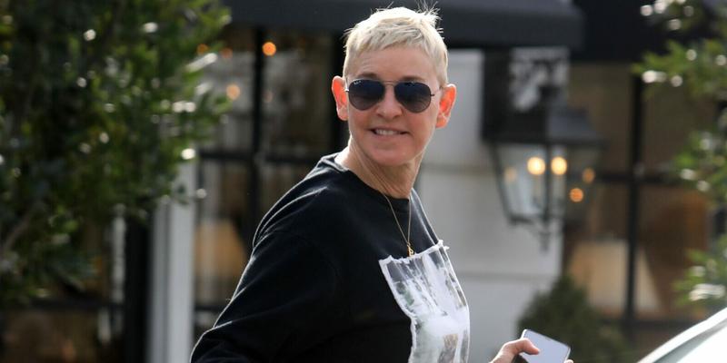 Ellen DeGeneres out shopping on Melrose Pl in West Hollywood