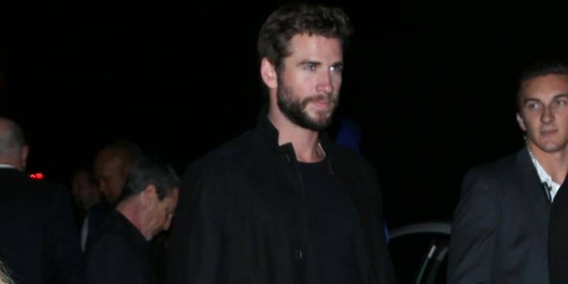 Liam Hemsworth seen at the same Pre Oscar Party as ex wife Miley Cyrus in Beverly Hills CA