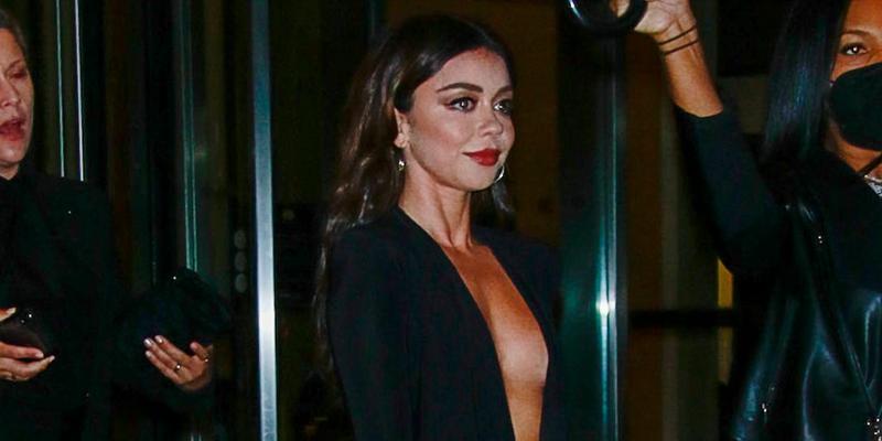 Sarah Hyland seen leaving her hotel in New York City