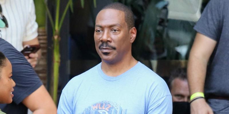 Eddie Murphy joins fellow cast members for return of epic Beverly Hills Cop in quot Axle F quot film set