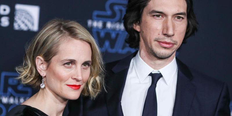 Adam Driver and Joanne Tucker at the World Premiere Of Disney's 'Star Wars: The Rise Of Skywalker'