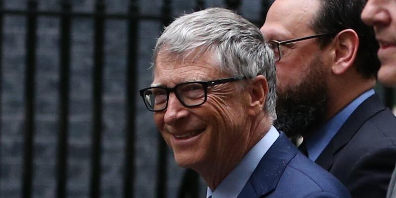 Bill Gates at Downing Street