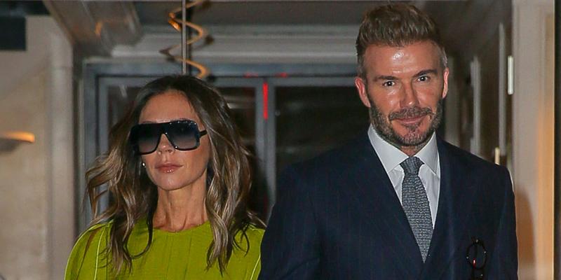 Victoria Beckham and David Beckham steps out holding hands as heading to dinner in New York City on Friday Oct 14, 2022