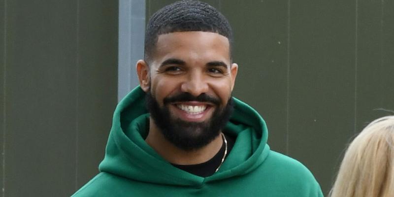Drake brings a huge entourage as he arrives at Wimbledon tennis tournament in England