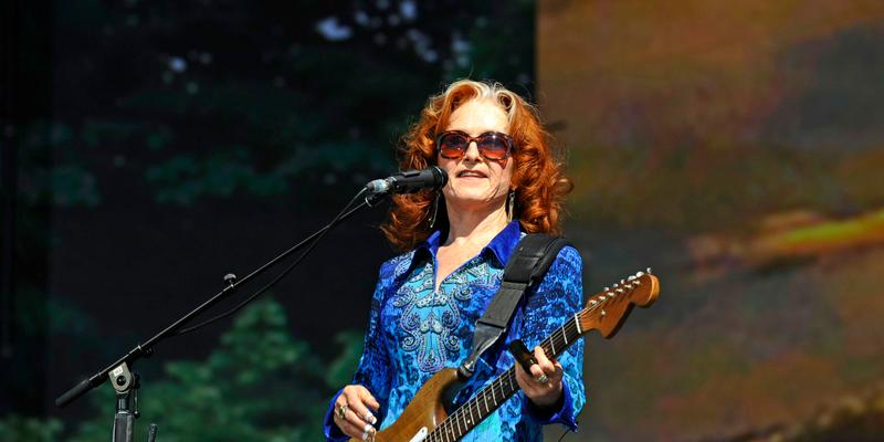 Bonnie Raitt performing at British Summer Time 2018