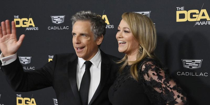 Ben Stiller and Christine Taylor Attend the DGA Awards in Beverly Hills