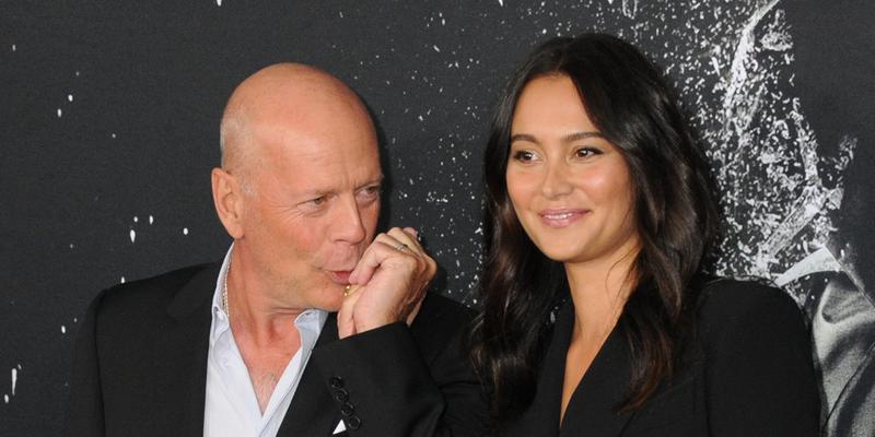Bruce Willis and Emma Heming Willis at the New York Premiere of "GLASS" in NYC