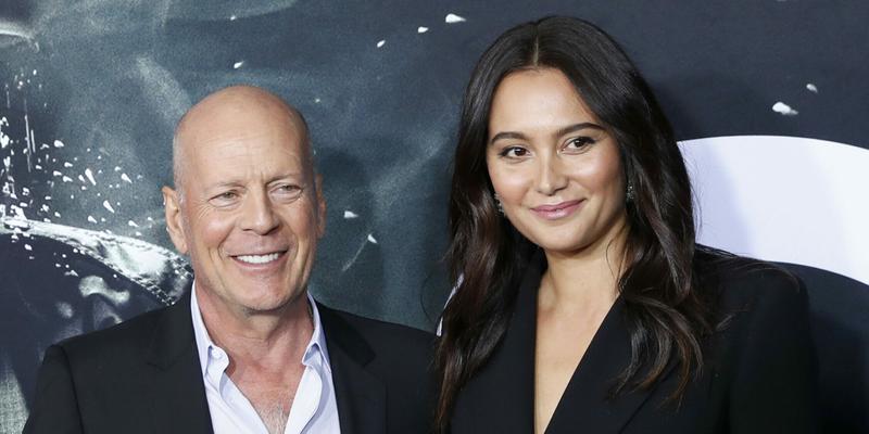 Bruce Willis and Emma Heming Willis arrive at the 'Glass' NY Premier