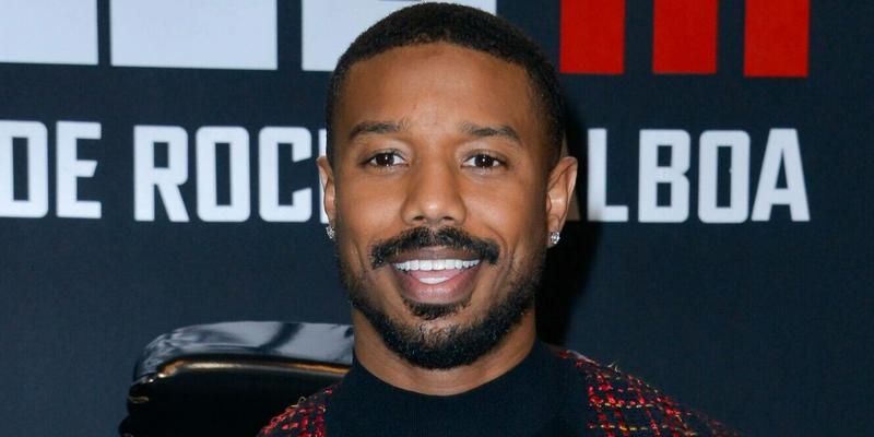 Michael B. Jordan attends the Creed III premiere at Le Grand Rex
