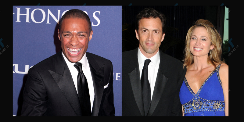 Amy Robach, T.J. Holmes, Andrew Shue