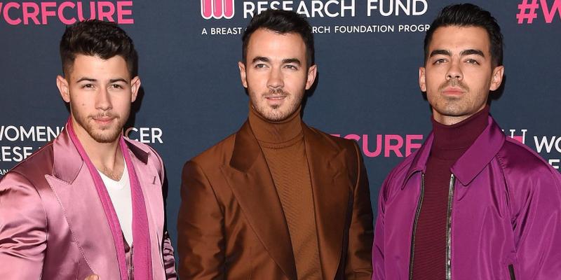 The Jonas Brothers at The Women's Cancer Research Fund's An Unforgettable Evening 2020.
