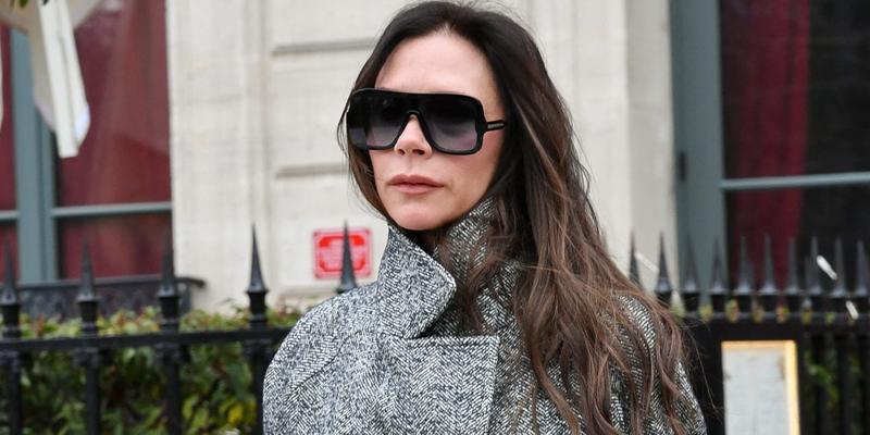 Victoria Beckham is seen leaving hotel during Paris fashion week