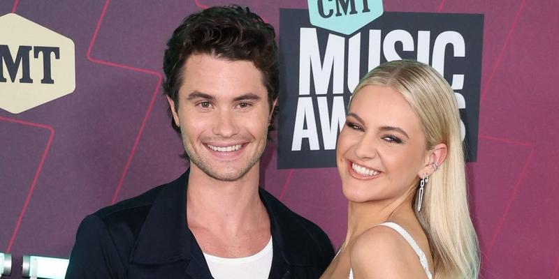 Chase Stokes and Kelsea Ballerini at the 2023 CMT Music Awards