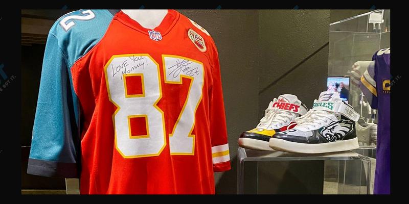 Donna Kelce's Superbowl Jersey On Display At NFL Hall Of Fame