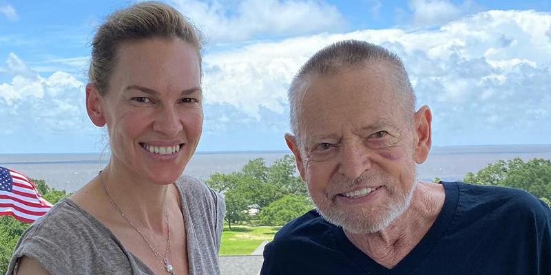Hilary Swank Credits Dad As Her 'Guiding Light' In 75th Posthumous Birthday Tribute
