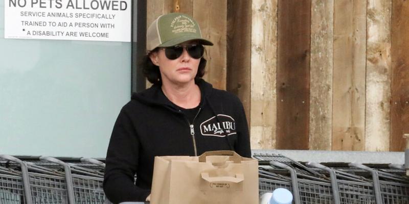 Shannen Doherty seen shopping in Malibu