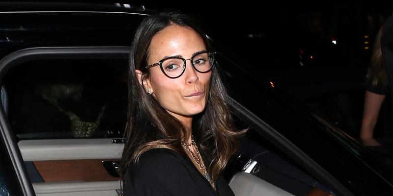 Jordana Brewster looked pretty in pink while leaving dinner at apos Craigs apos Restaurant in West Hollywood CA