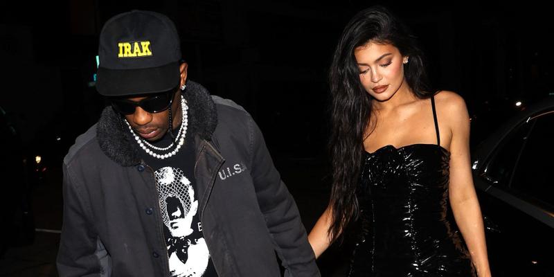 Kylie Jenner and Travis Scott enjoy a date night at Craigs in West Hollywood