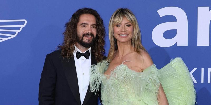 Heidi Klum and Tom Kaulitz at the amfAR Cannes Gala 2023 at Hotel du Cap-Eden-Roc
