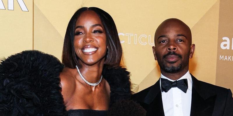 Kelly Rowland and Tim Witherspoon at the 2022 amfAR Gala Los Angeles