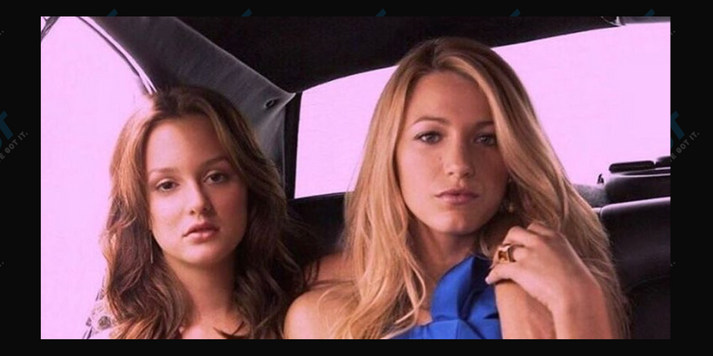 Blake Lively and Leighton Meester as Serena and Blair on Gossip Girl
