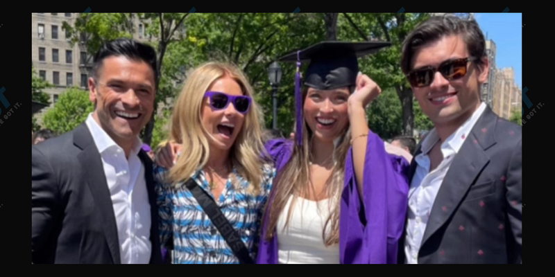 Kelly Ripa celebrates Lola's college graduation