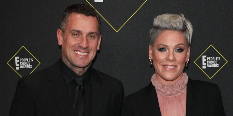 Pink and husband Carey Hart at the 2019 People's Choice Awards - Santa Monica