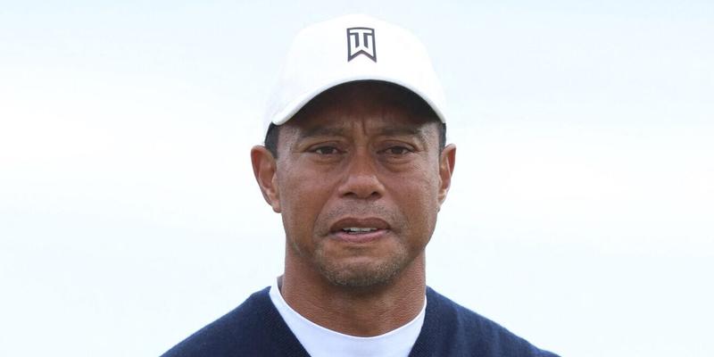 Tiger Woods at The 150th Open Golf - St Andrews Old Course - Day One